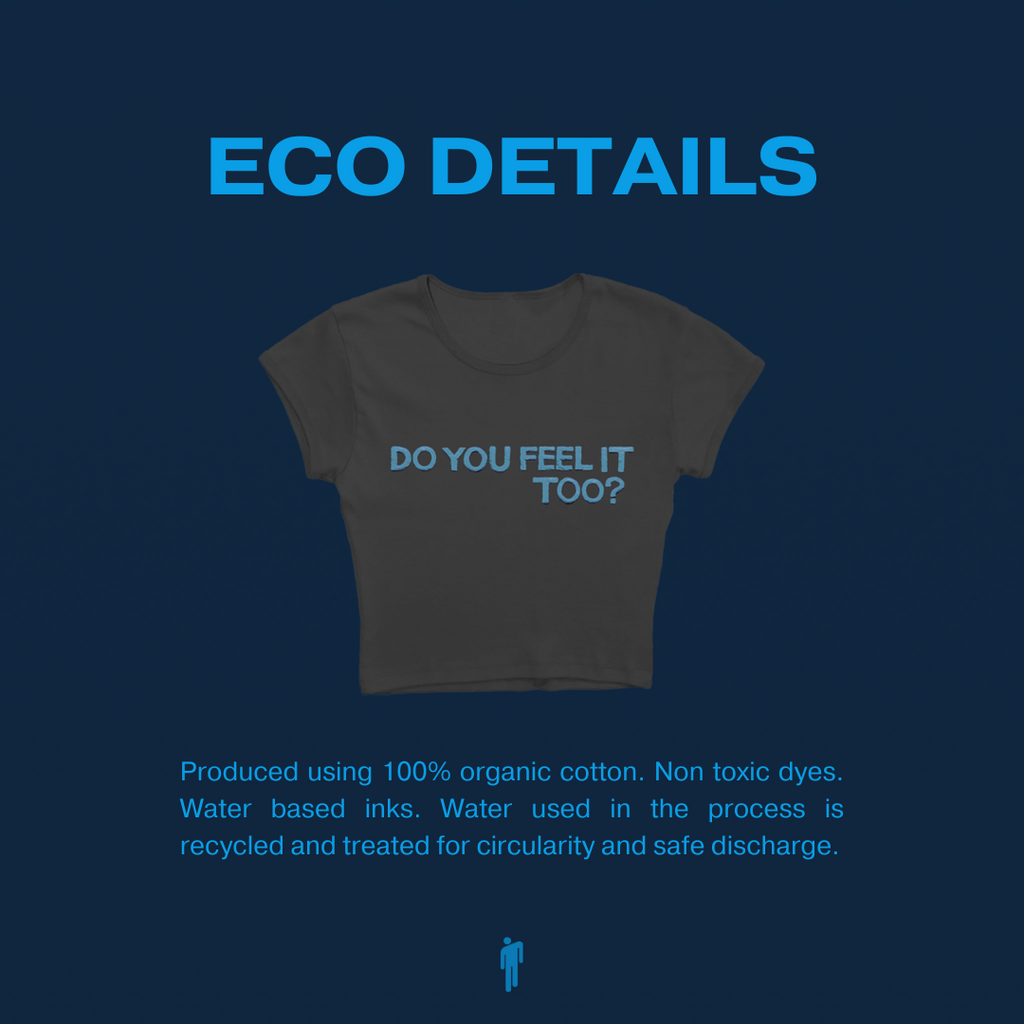 Do You Feel It Too? Crop Baby T-Shirt