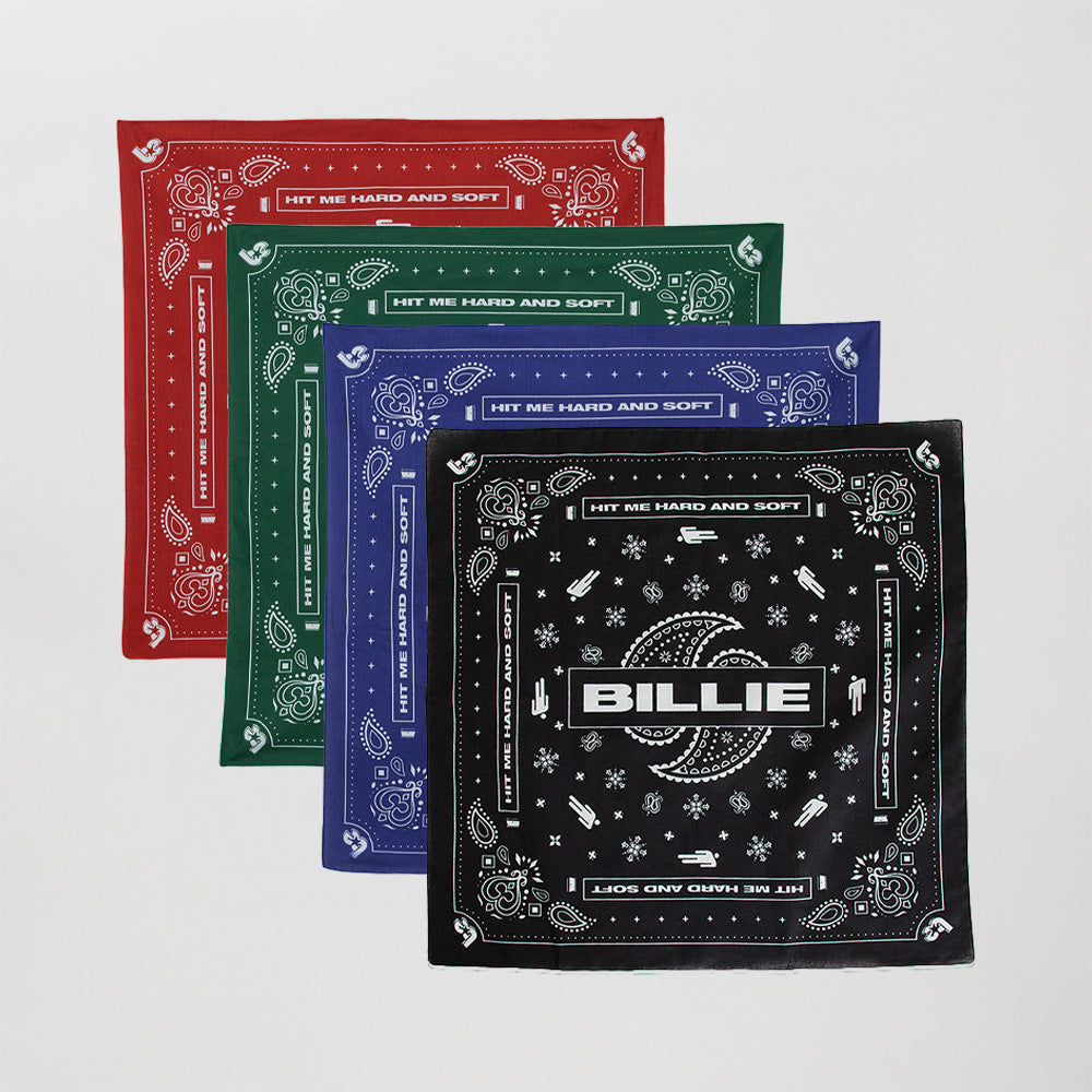Paisley Bandana 4 Pack - Billie Eilish Store CA
