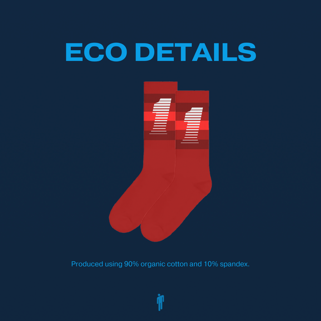 Billie Racer 1 Red Socks