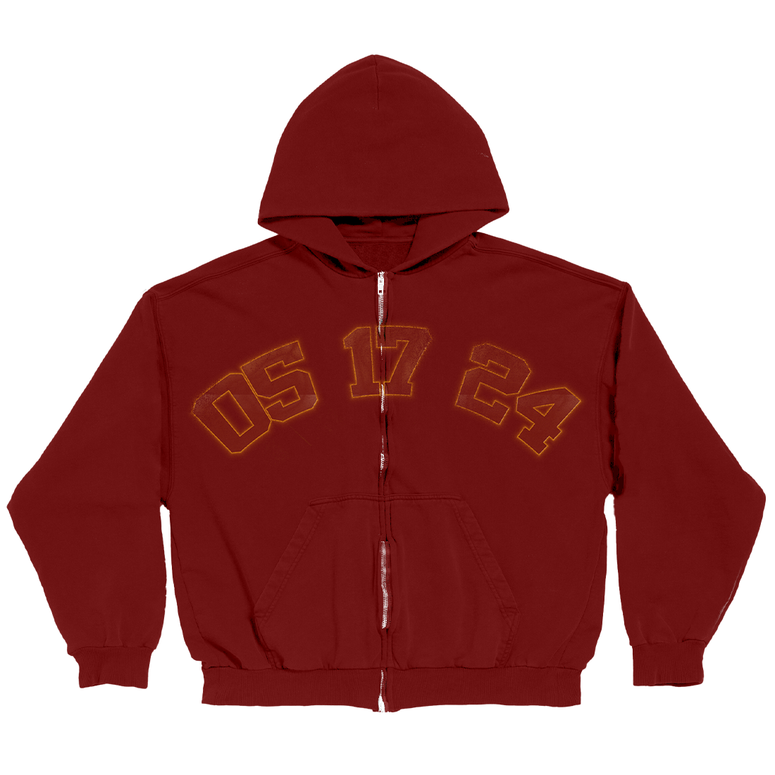 Encore Red Zip Hoodie