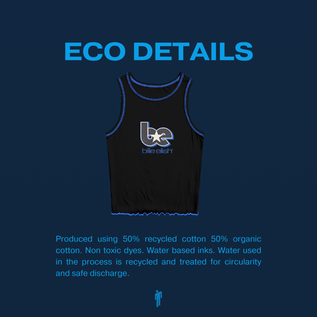 BE Contrast Lettuce Edge Tank