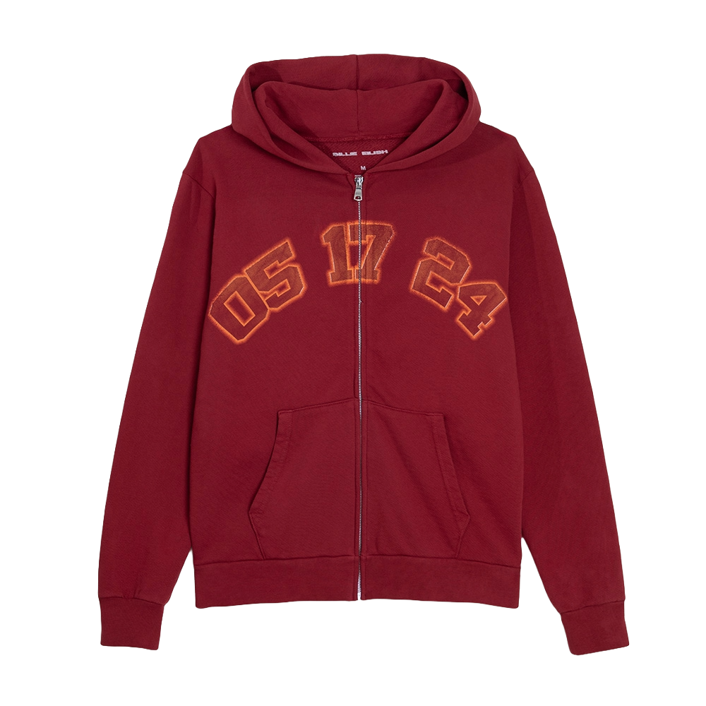Encore Red Zip Hoodie
