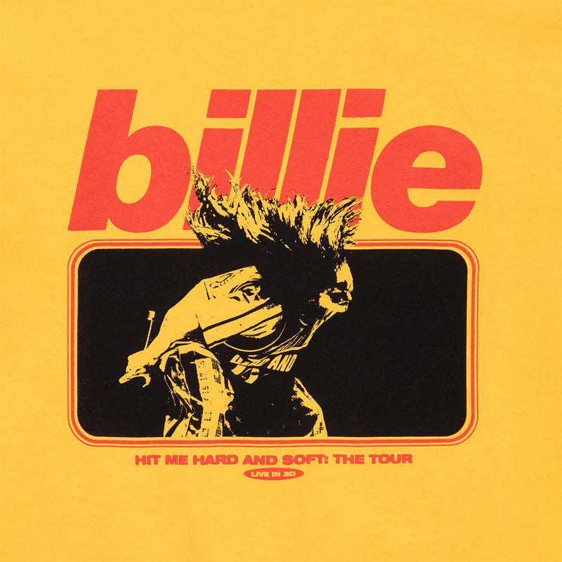 Live In 3D Hair Whip Mustard T-Shirt
