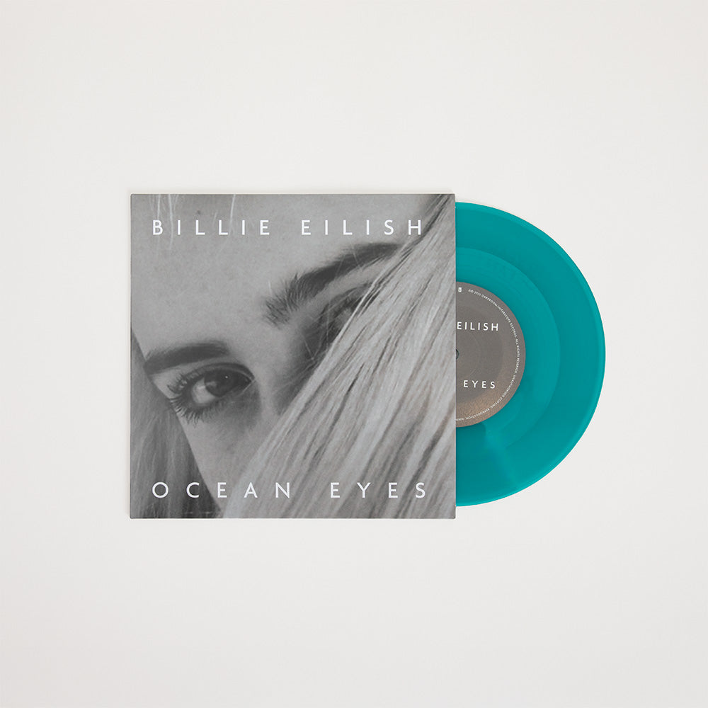 ocean eyes 7" Etched Vinyl (Translucent Turquoise)