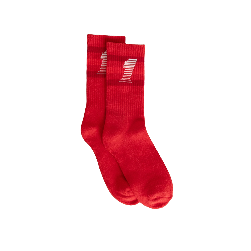 Billie Racer 1 Red Socks