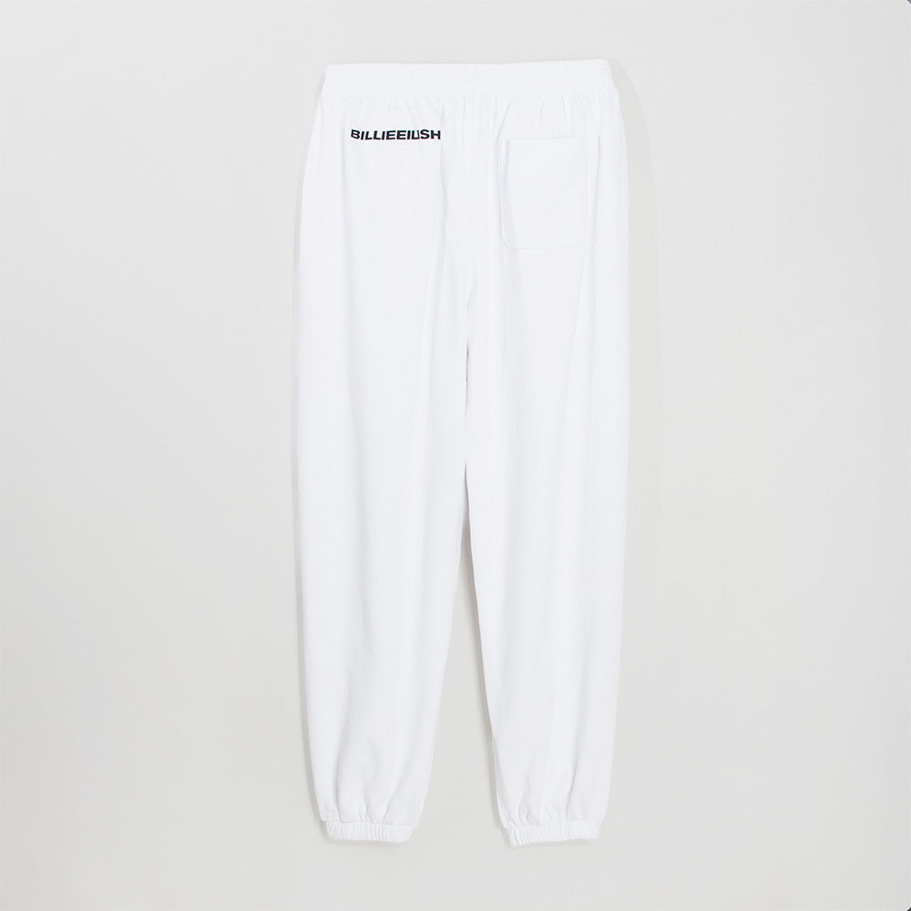 Hanging Blohsh White Sweatpant - Billie Eilish Store CA
