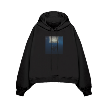 HIT ME HARD AND SOFT Black Cover Pullover Hoodie