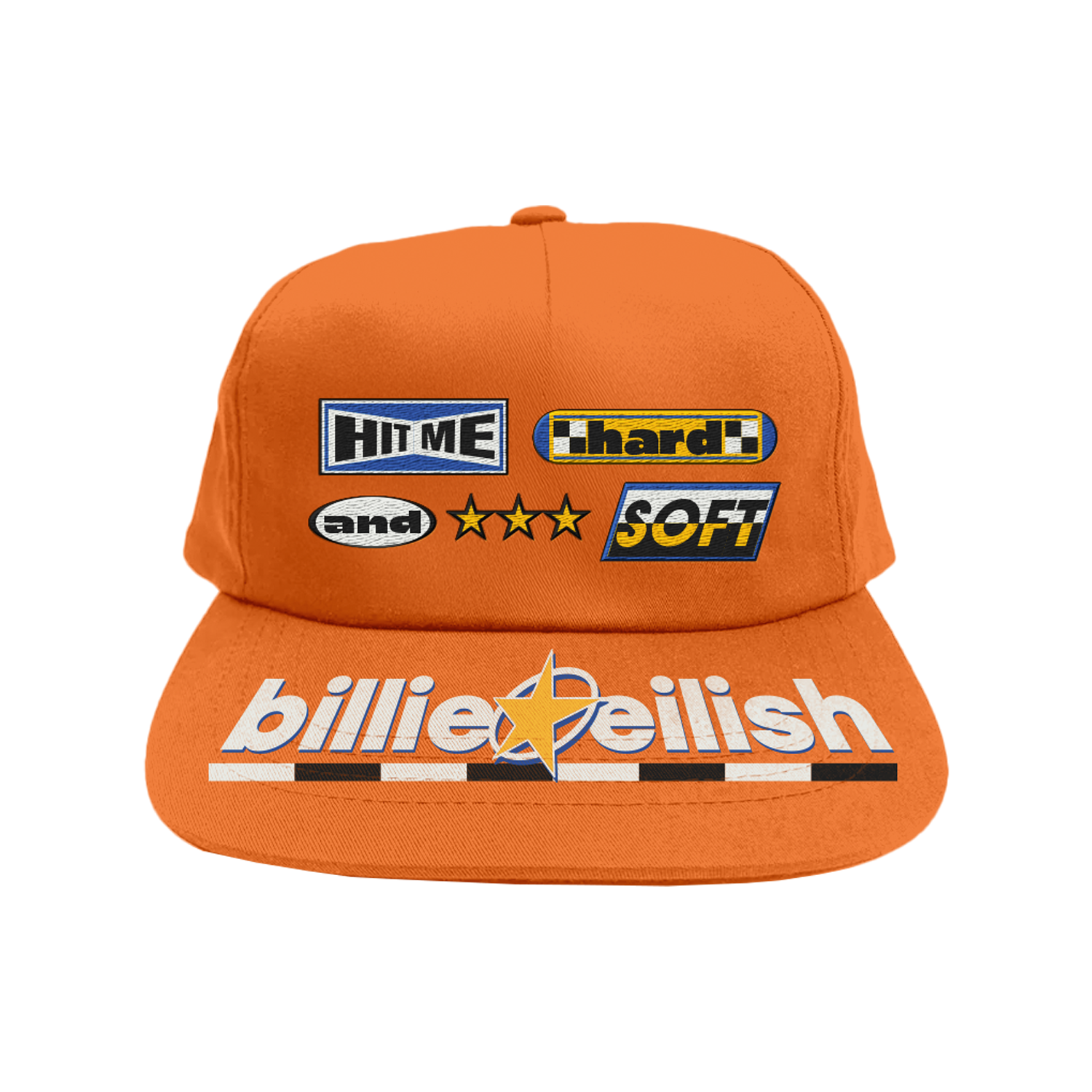 Orange Hit Me Hard and Soft Snapback