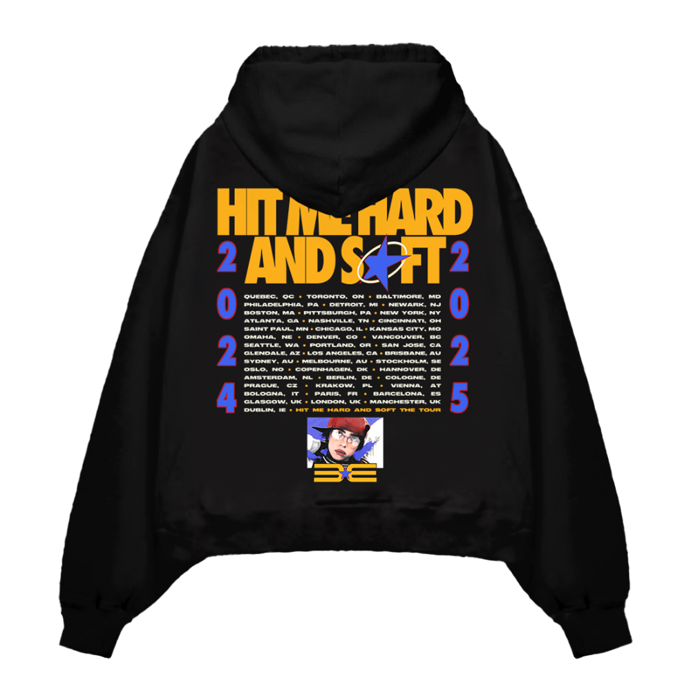 HIT ME HARD AND SOFT WORLD TOUR Pullover Hoodie Billie Eilish Store CA