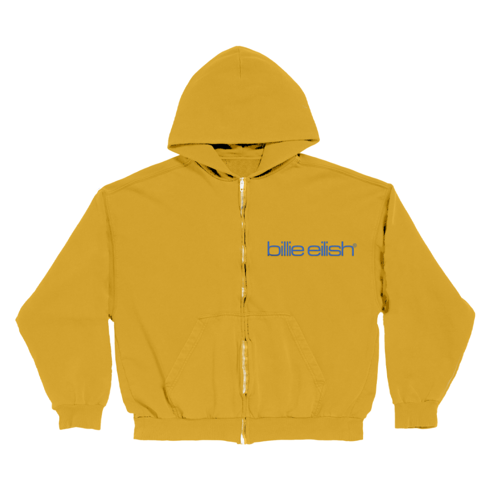 Billie Yellow Tour Zip Hoodie Billie Eilish Store CA