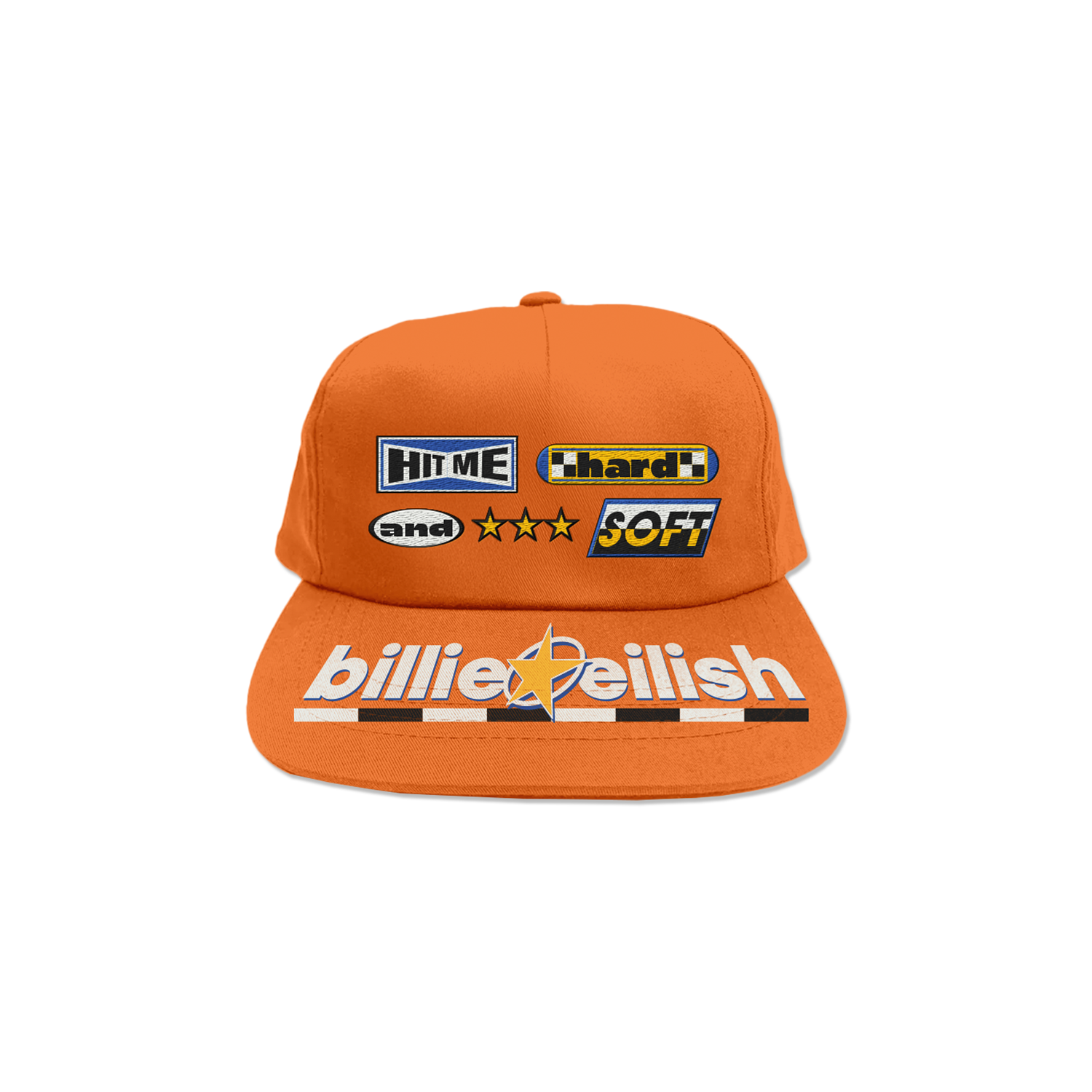 Orange Hit Me Hard and Soft Snapback