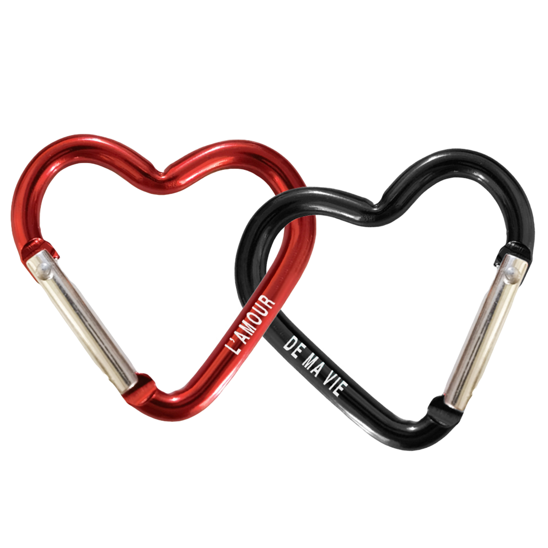L'AMOUR CARABINER CLIP SET