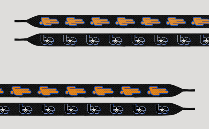 BE Star and Blohsh Shoelace Set