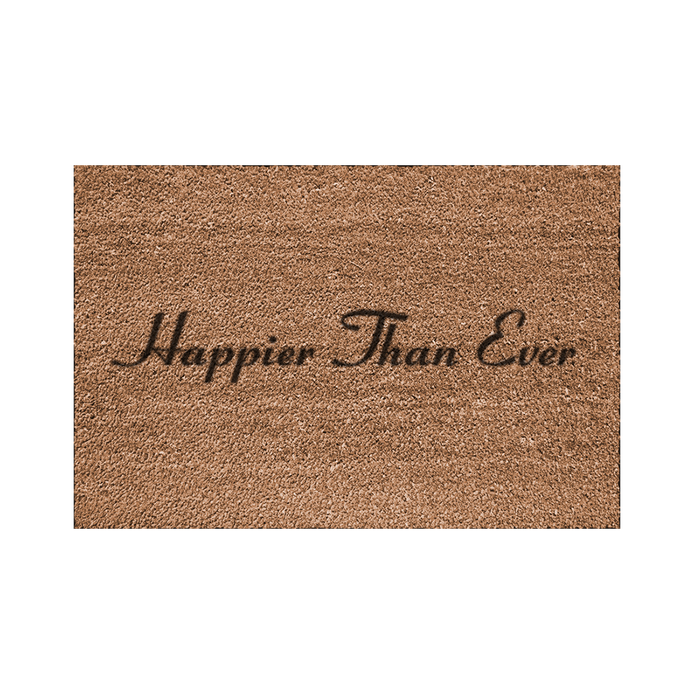 Happier Than Ever Doormat