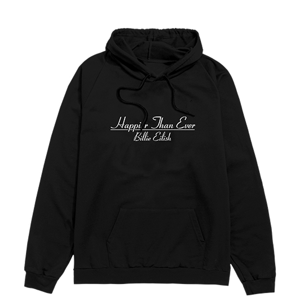 Black hoodie billie eilish hot sale